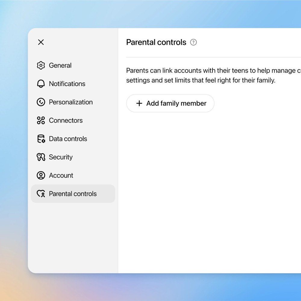 Ferramentas de controle parental do ChatGPT