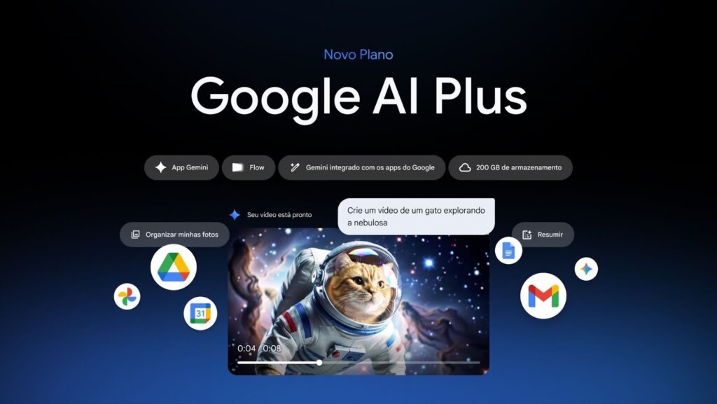 Google AI Plus: plano de IA é lançado no Brasil por menos de R$ 25