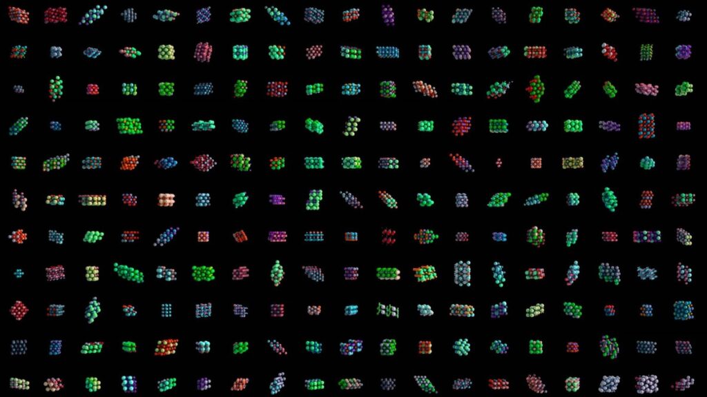 MatterGen da Microsoft Research, um modelo de AI para gerar novos materiais com IA generativa
