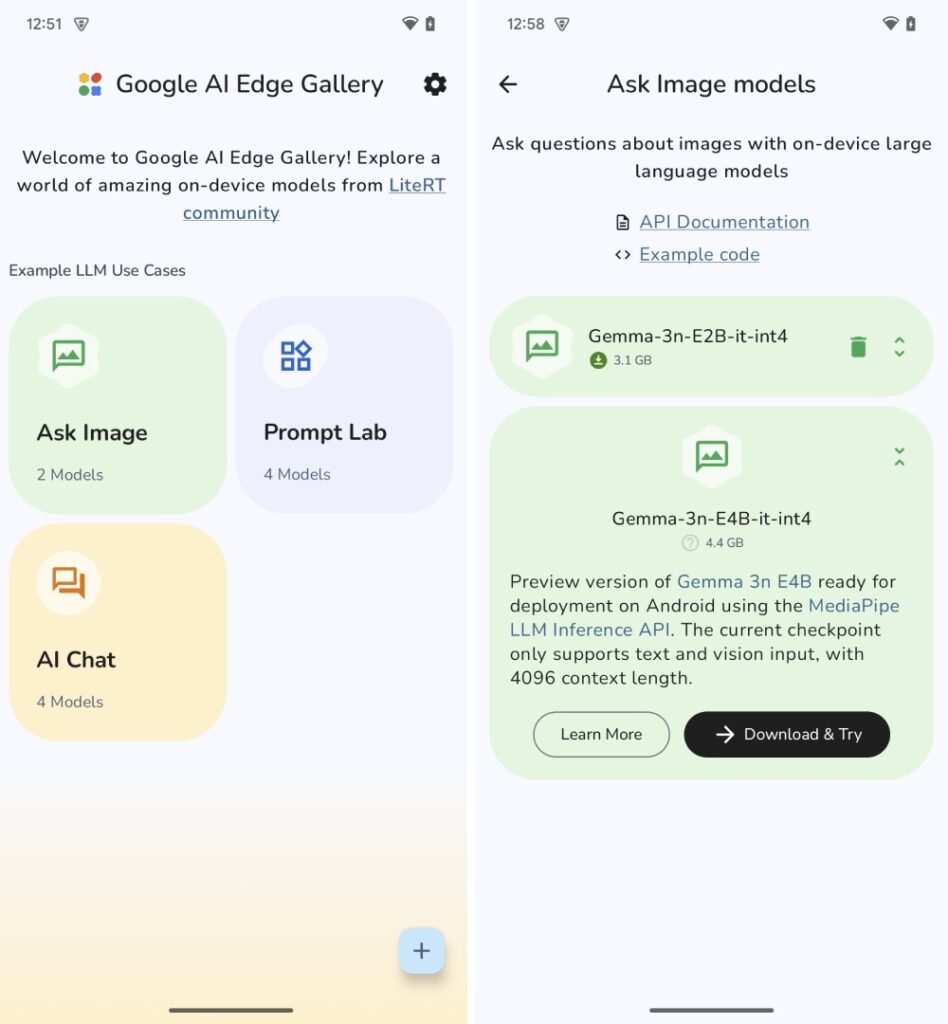 Google AI Edge Gallery
