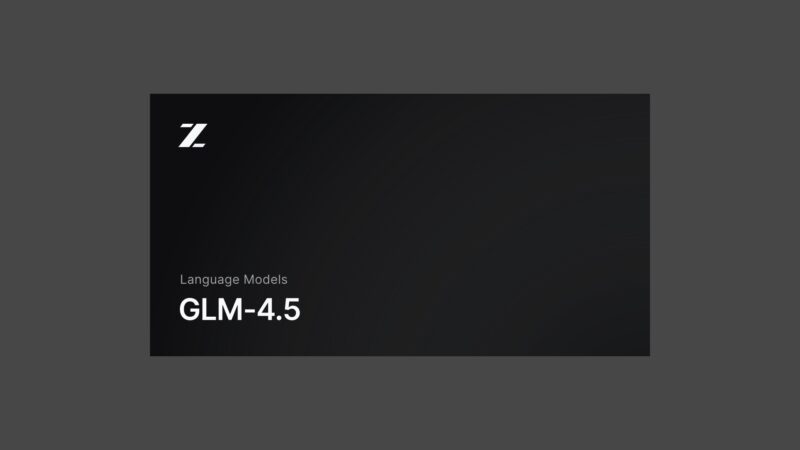 GLM-4.5: modelo de IA open source da China é focado em uso de agentes de IA