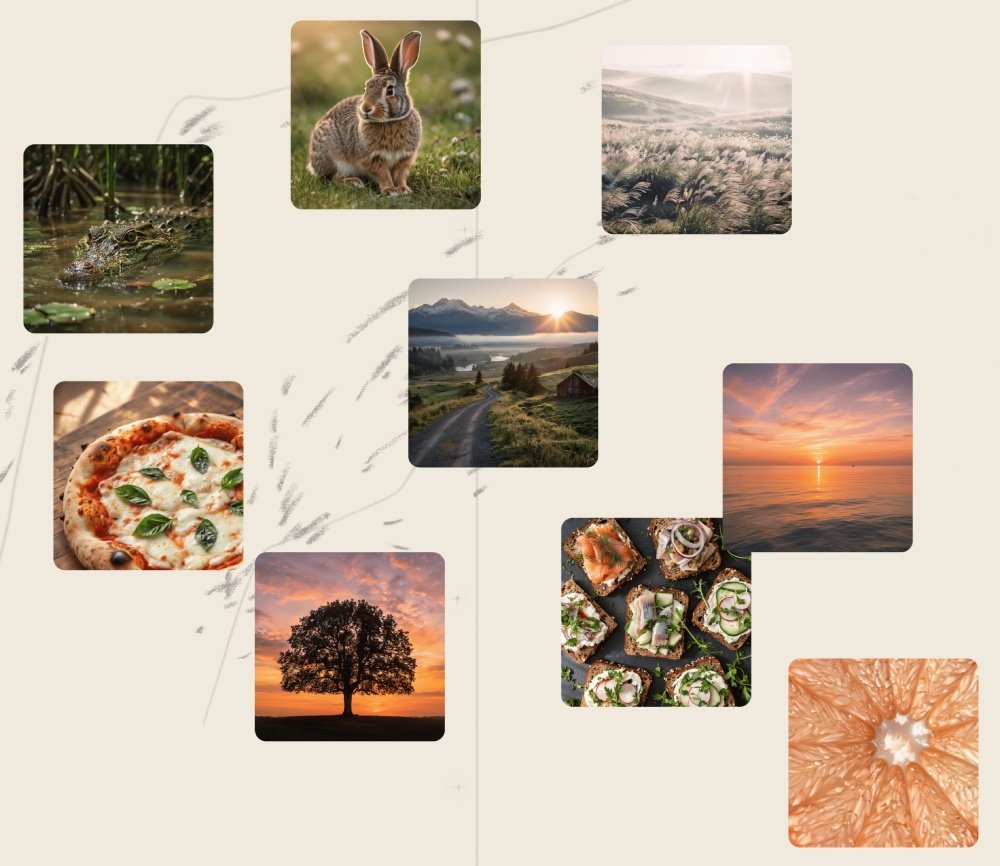 Imagens geradas pelo MAI-Image-1 da Microsoft