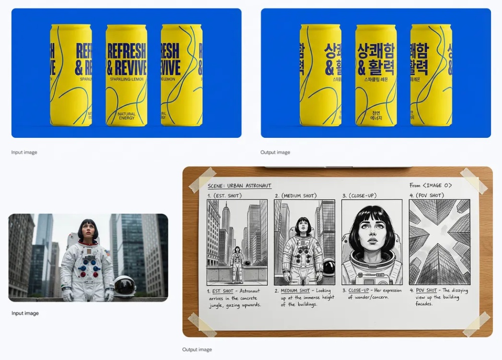 É possível fazer traduções em produtos ou criar storyboards